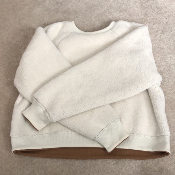 Sherpa sweatshirt, reversible, size L - Picture 2 of 2